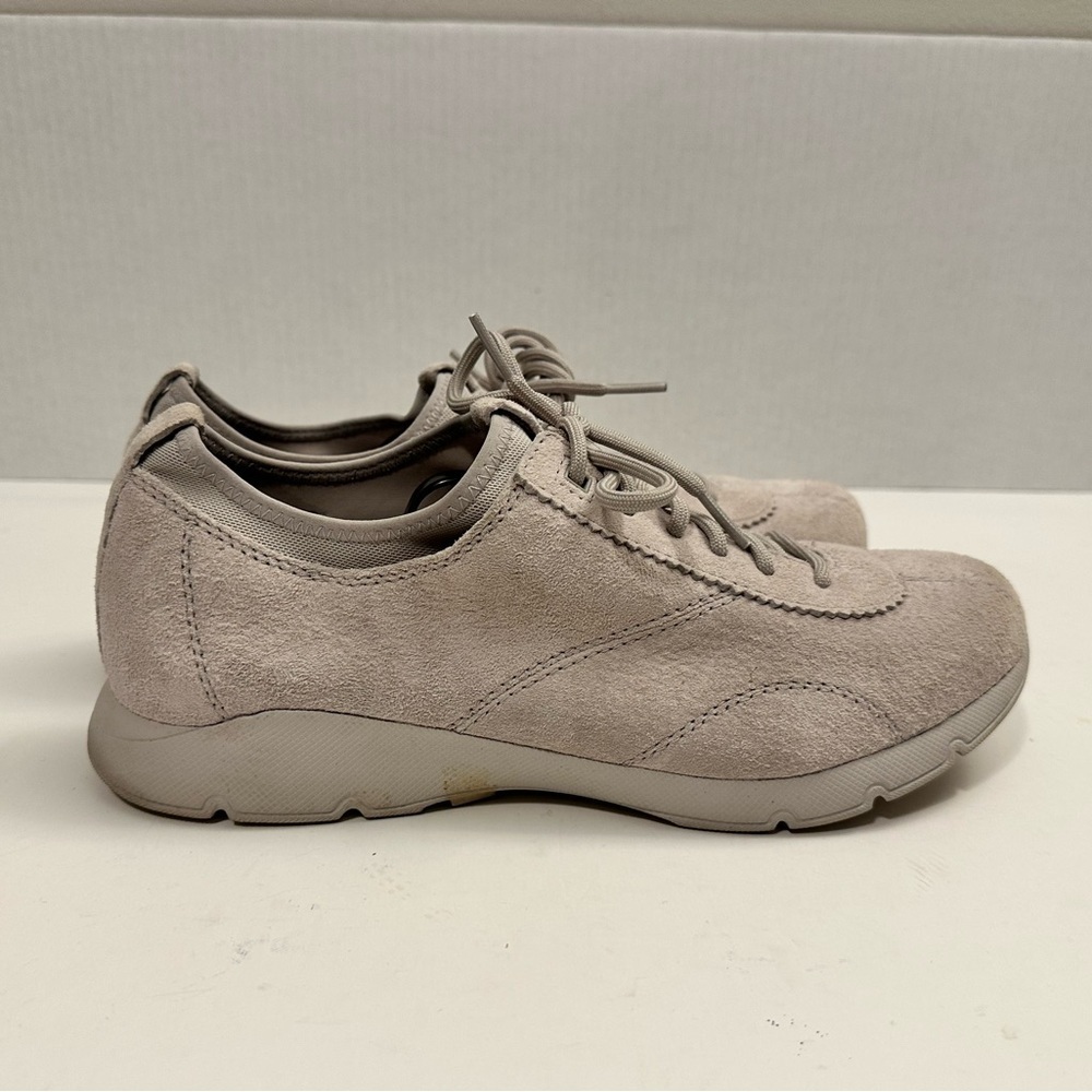 Dansko Audra Shoes Gray Suede Leather Sneaker Women’s Size 40 EUR | 9.0 US